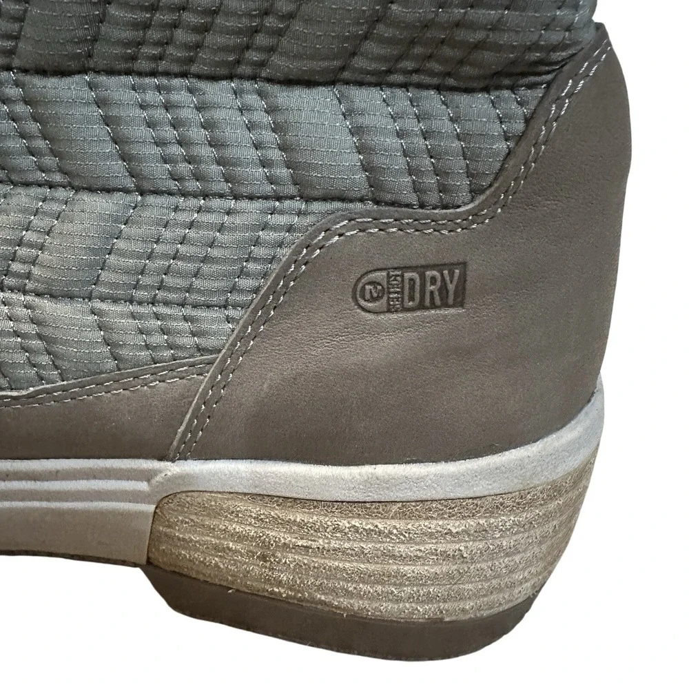 Merrell Womens 9 Haven Bluff Polar Waterproof Winter Boots Taupe Brown Faux Fur‎